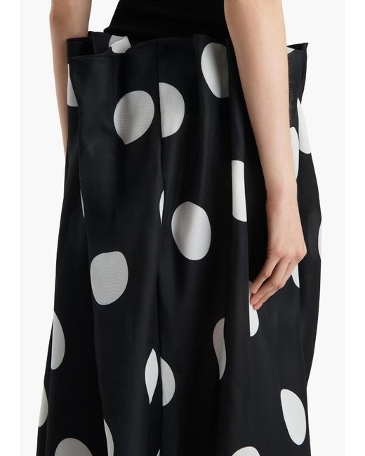 Khaite Black Riley Skirt