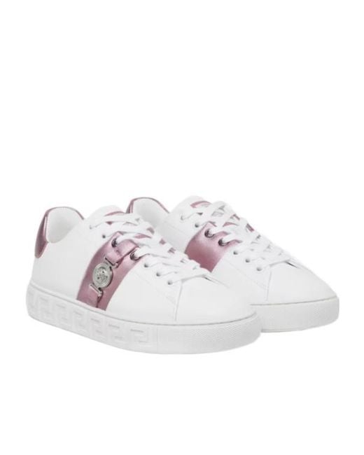 Versace Multicolor Greca Embellished Sneakers