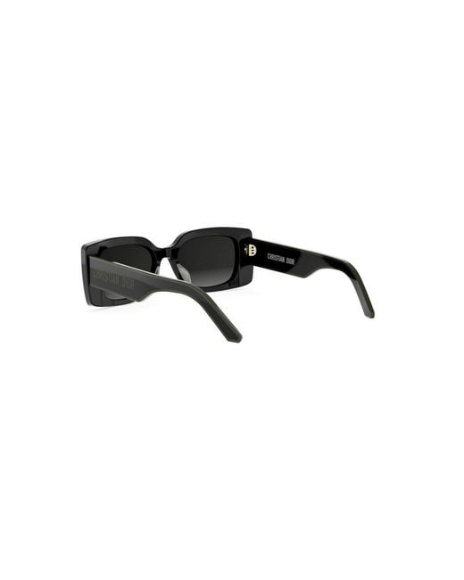Dior White Eyewear Rectangle Frame Sunglasses