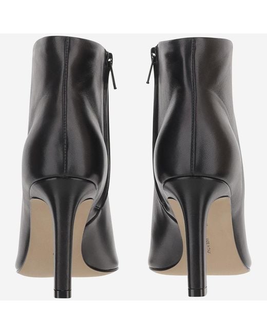 The Row Black Carla 80 Ankle Boots