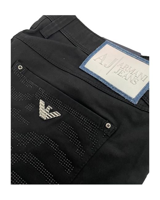 Armani Jeans Blue Logo Jeans