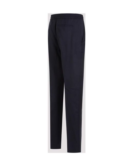 Berluti Blue Elastic Waist Casual Pants for men