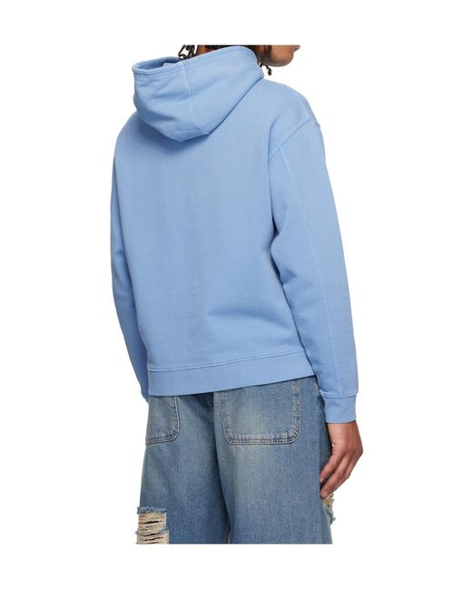Carne Bollente Blue Long-Sleeved Hoodie for men
