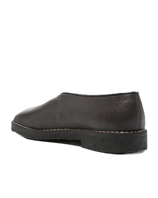 Lemaire Brown Slip-On Loafers for men