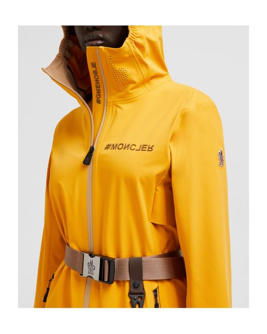Moncler Yellow Fex Hooded Jacket