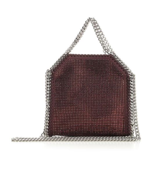Stella McCartney Brown Falabella Embellished Chained Tote Bag