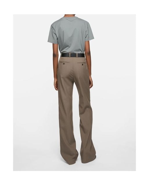 Acne Brown Button Trousers