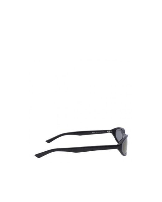 Balenciaga White Eyewear Neo Round Sunglasses