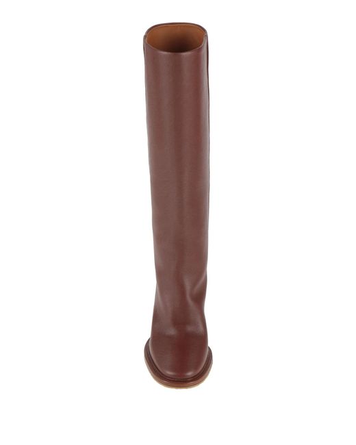 Chloé Brown Simple Tall Boots