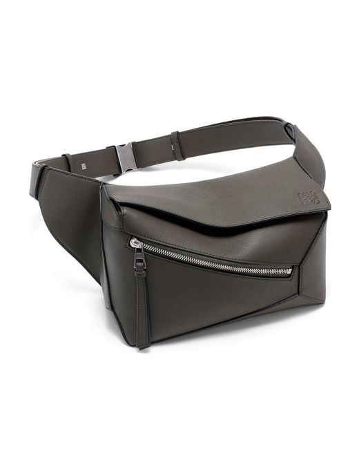 Loewe Gray Puzzle Small Belt Bag for men