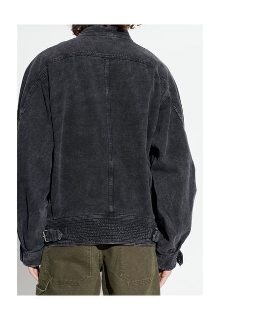 Isabel Marant Blue Isaiah Oversized Denim Jacket for men