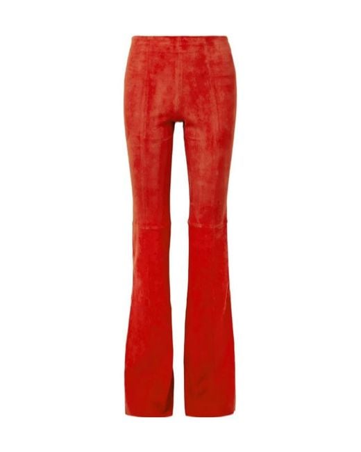 Stouls Suede Flared Pants