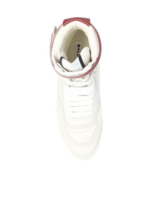 Bally White Round Head High Upper Board Shoes for men