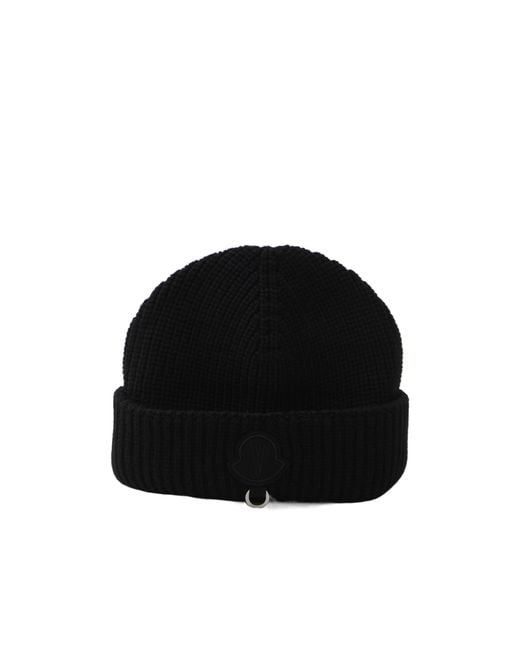 Moncler Black Flanged Hat