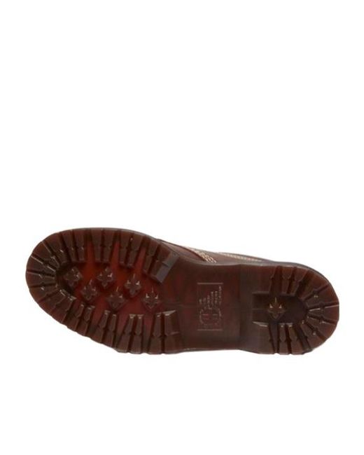 Dr. Martens Brown Lowell Leather Moc Toe Shoes for men