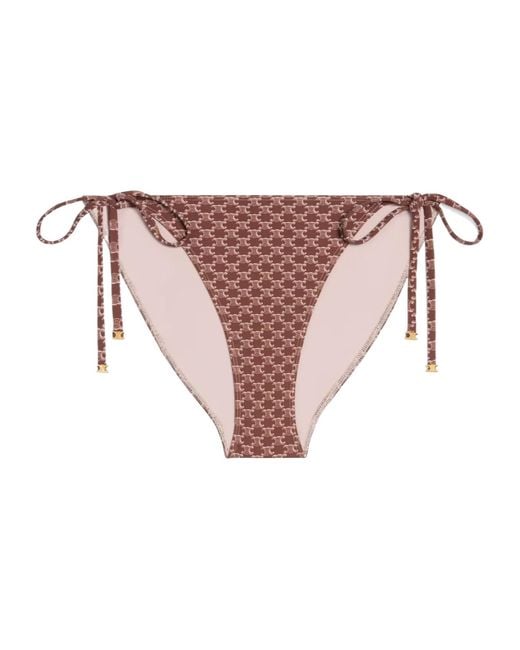 Céline Pink Triomphe Swimsuit Bottom