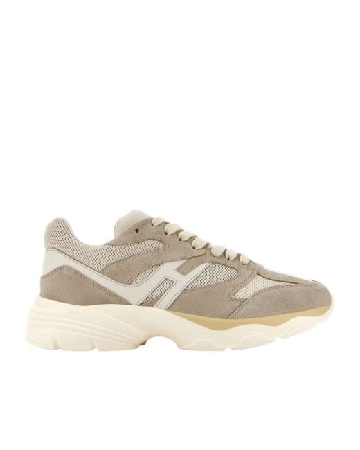 Hogan Multicolor H Logo Patch Panelled Sneakers for men