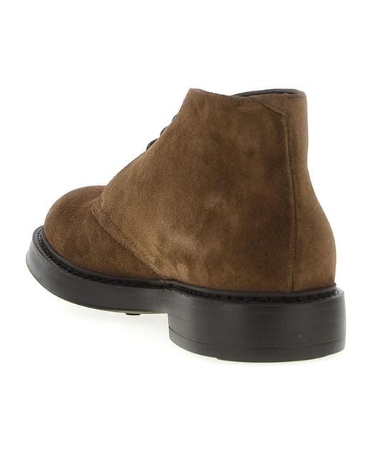 Doucal's Brown Chukka Ankle Boots for men