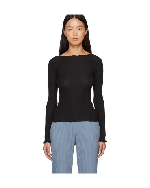 Baserange Black Omato Long Sleeve T-Shirt
