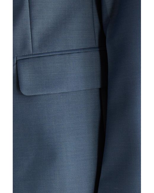 Prada Blue Single-Breasted Long-Sleeved Suit for men