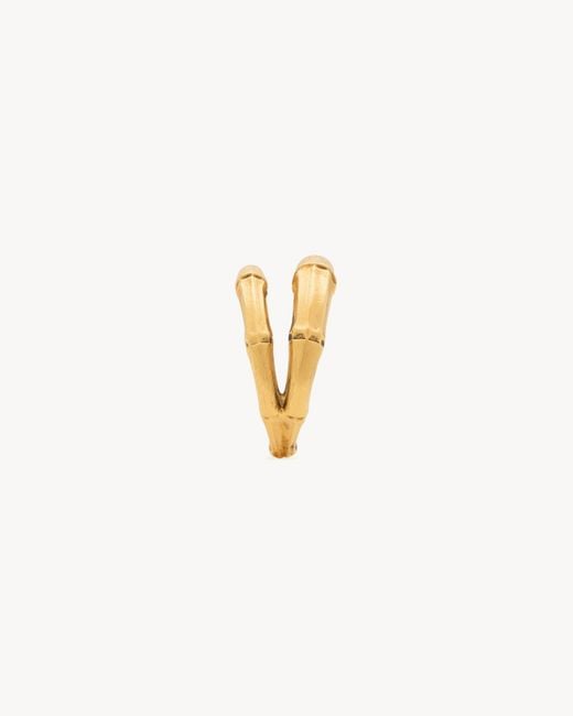 Saint Laurent Metallic Open Bracelet