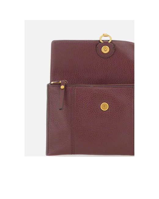 Gianni Chiarini Purple Vicky Flap Shoulder Bag