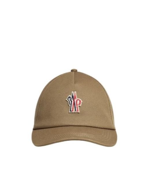 Moncler Natural Cotton Gabardine Baseball Cap for men