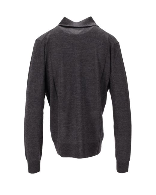 P.A.R.O.S.H. Gray Pocket Collared Cardigan