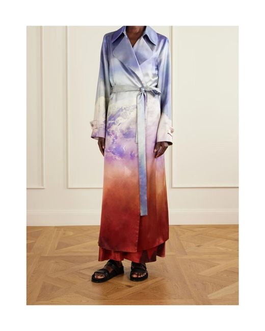Gabriela Hearst Red Long-Sleeved Coat