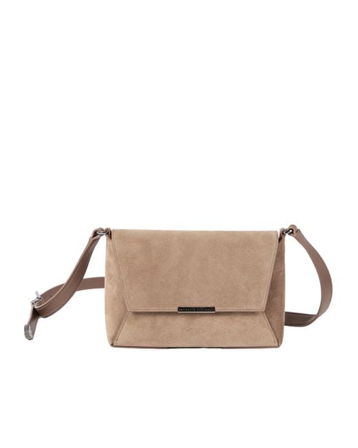 Brunello Cucinelli Brown Envelope Crossbody Bag
