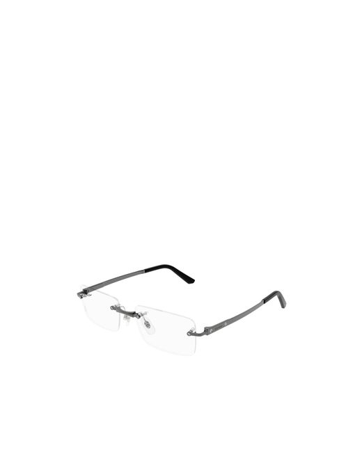 Cartier Multicolor Rectangle Frameless Glasses for men
