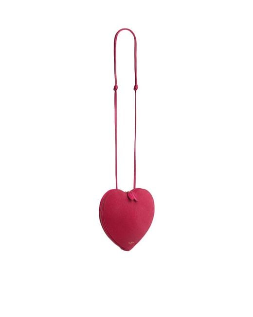 Alaïa Pink Alaïa 3D Heart-Shaped Bag