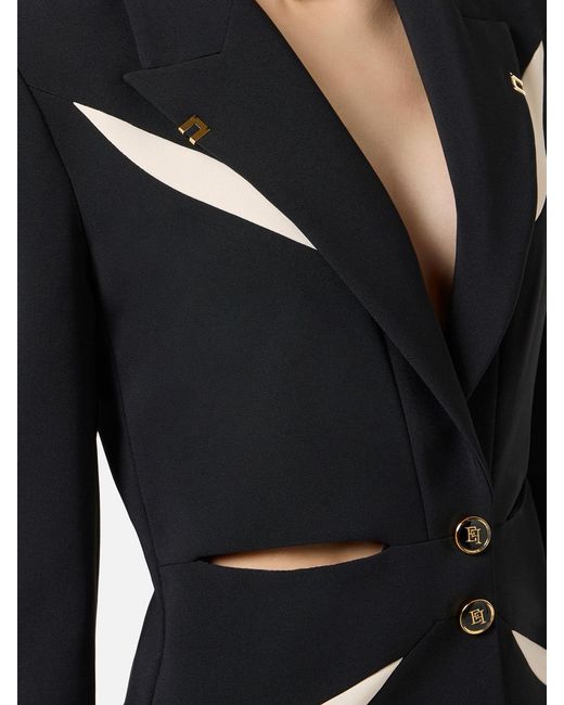 Elisabetta Franchi Black Blazer