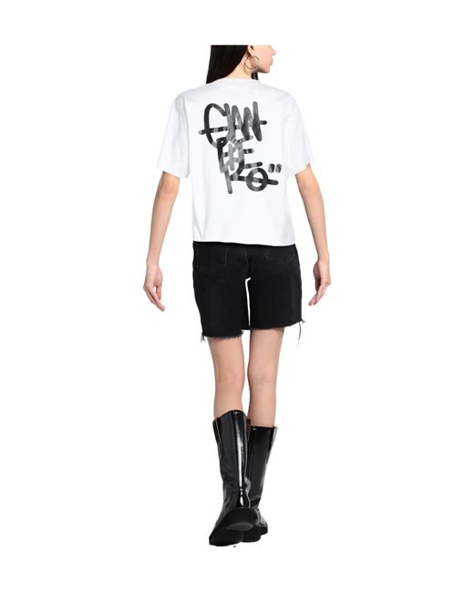 Dolce & Gabbana White Printed Short-Sleeve T-Shirt