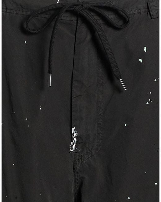 MM6 by Maison Margiela Black Loose Straightleg Trousers