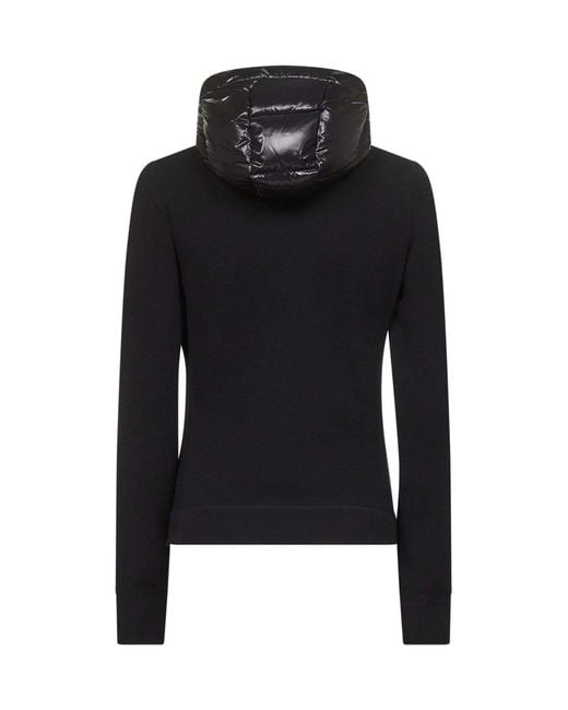 Moncler Black Grenoble Zip-Up Hooded Jacket