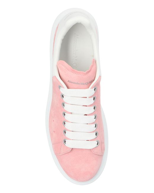 McQueen Pink Oversized Lace-Up Sneakers
