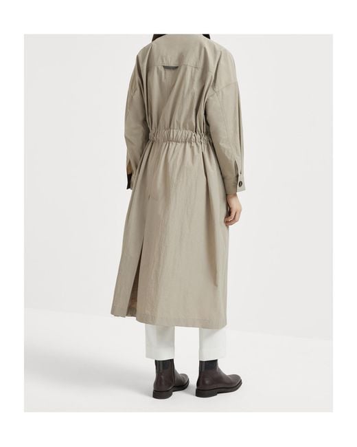Brunello Cucinelli Natural Long Sleeve Windbreaker