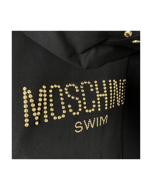 Moschino Black Logo Casual Jacket