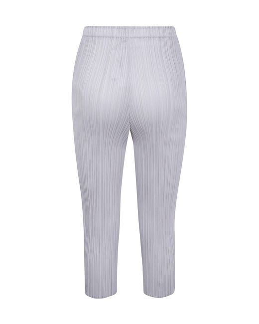 Pleats Please Issey Miyake Gray Pleats Please Issey Miyake Pleated Pants