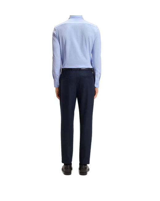 Boss Blue Oxford Shirt for men