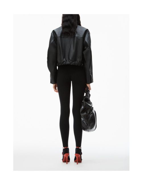 Alexander Wang Black Locomotive Leather Jacket