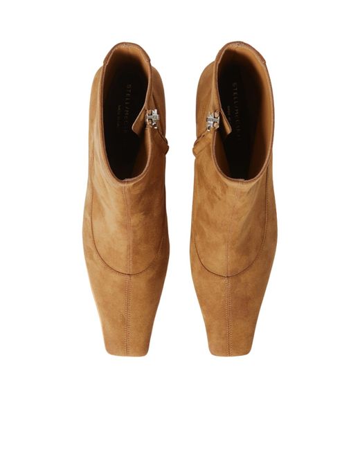 Stella McCartney Brown Stella Spur Ankle Boots