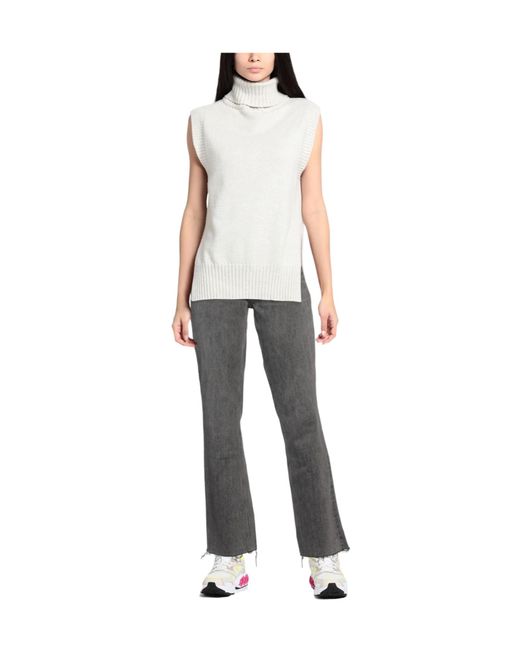 Rag & Bone Gray Denim Boot-Style Pants
