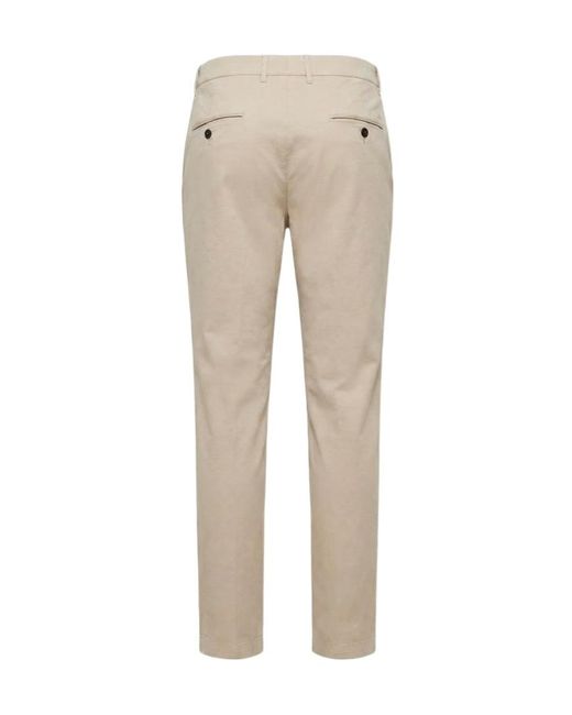 Peserico Natural Gabardine Chino Trousers for men