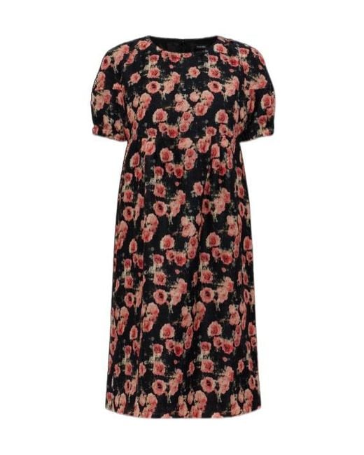 R13 Multicolor Rose-Print Mini Dress