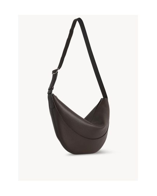 The Row Black Leather Jouve Bag