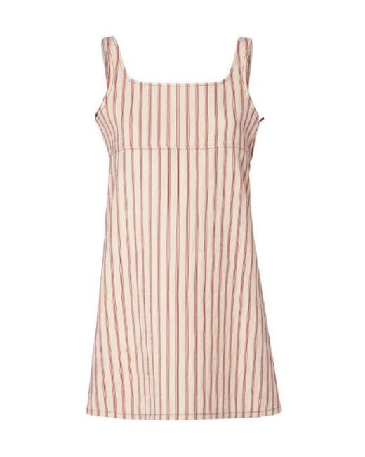 Fendi Pink Ff Striped Mini Dress