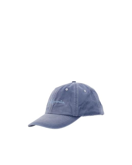 ERL Blue California Embroidered Baseball Hat for men