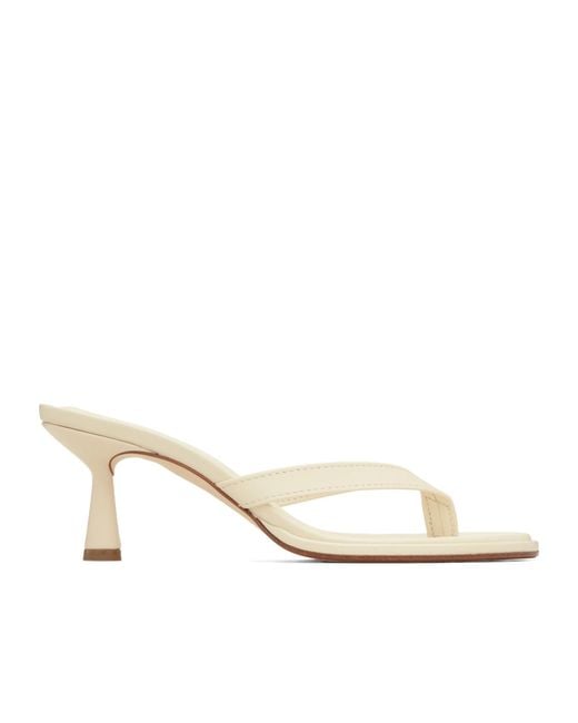 Aeyde Natural Daphne High-Heeled Sandals